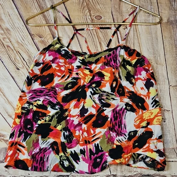 🔥Topshop Strapy‎ Top Size 2 - Picture 2 of 6